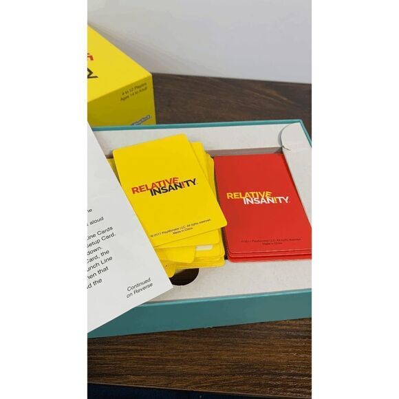 Play Monster Adult Crazy Runs In The Family Party Relative Insanity Card Game - Picture 4 of 5